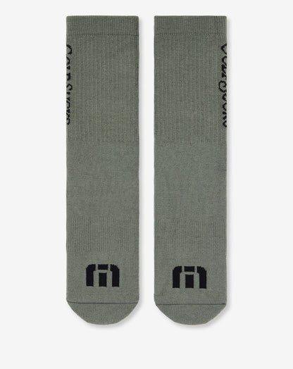 TravisMathew | Golf Sucks Crew Sock - Dark Olive
