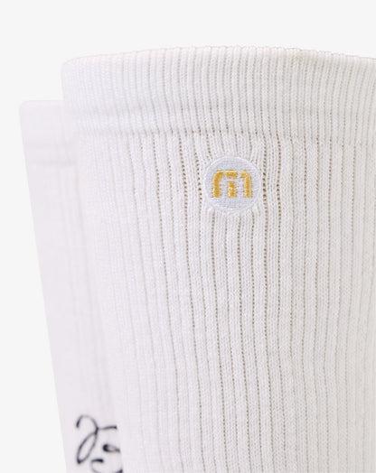 TravisMathew | Lost Buckets Crew Sock - White