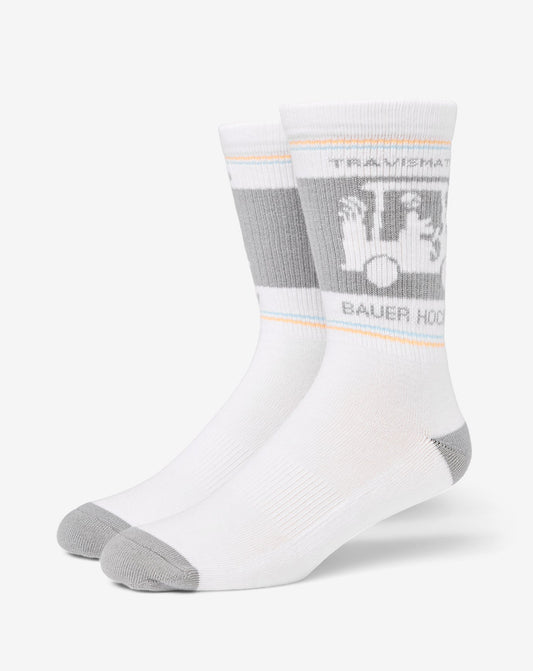 TravisMathew | No Goalie Crew Sock - White