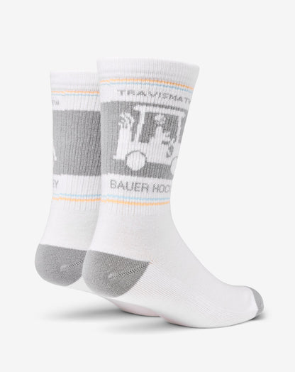 TravisMathew | No Goalie Crew Sock - White