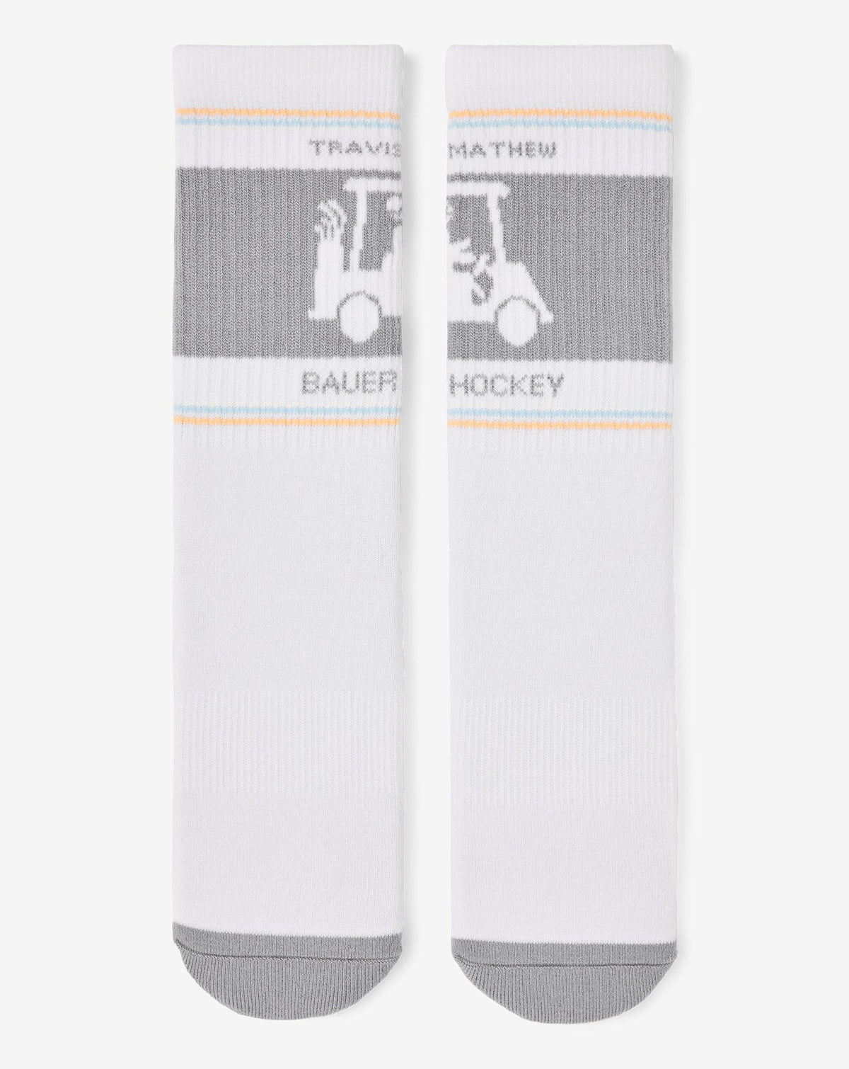 TravisMathew | No Goalie Crew Sock - White
