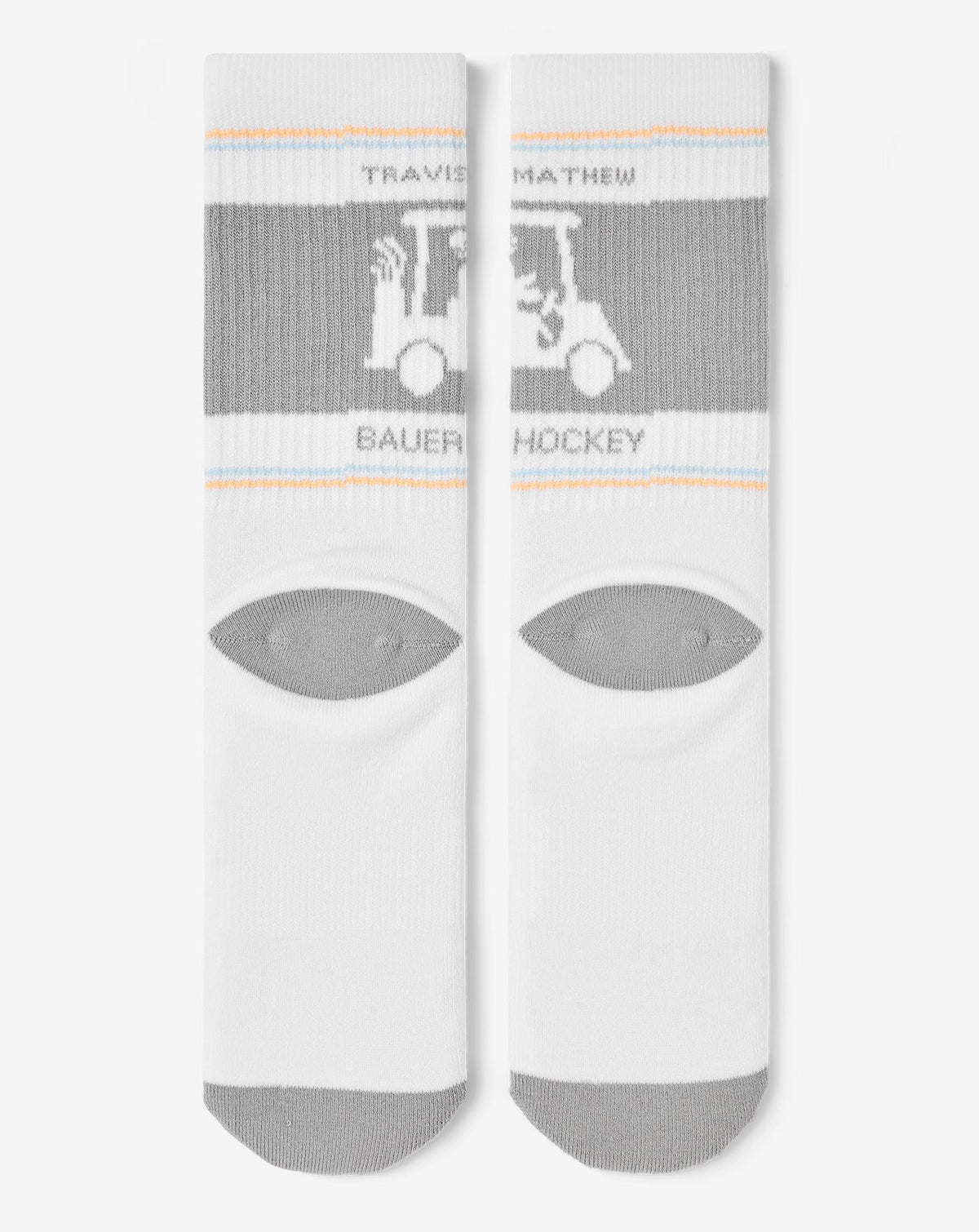 TravisMathew | No Goalie Crew Sock - White