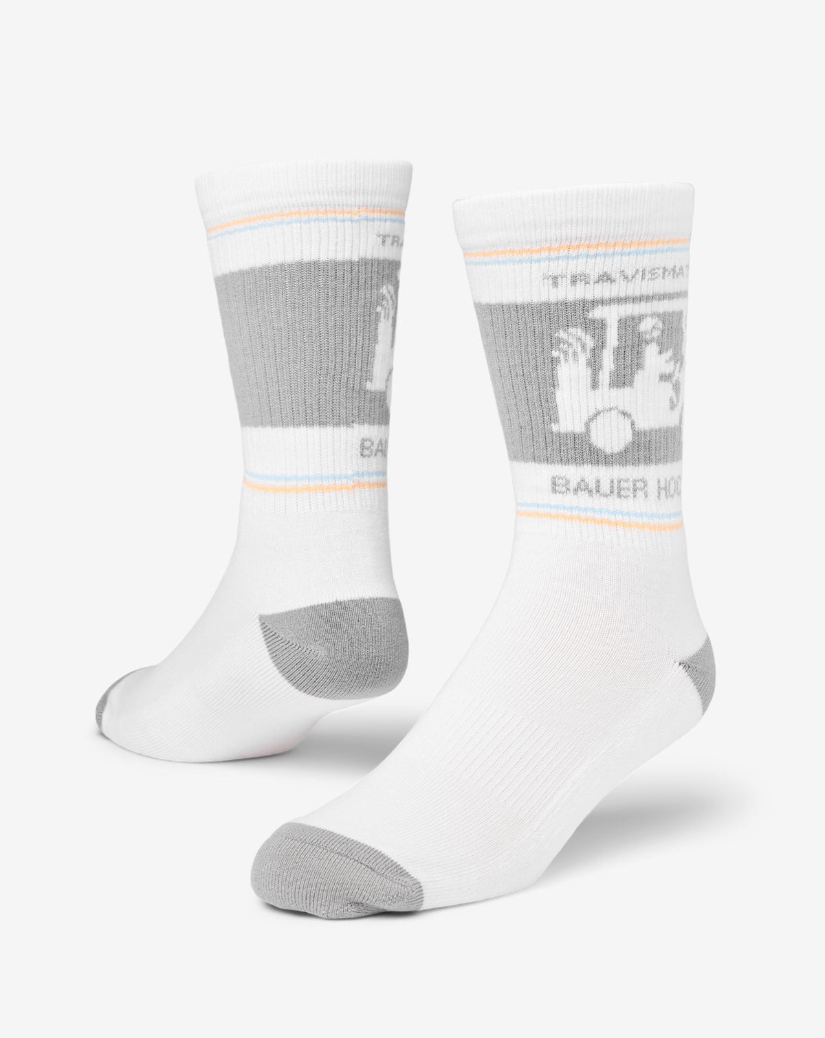 TravisMathew | No Goalie Crew Sock - White