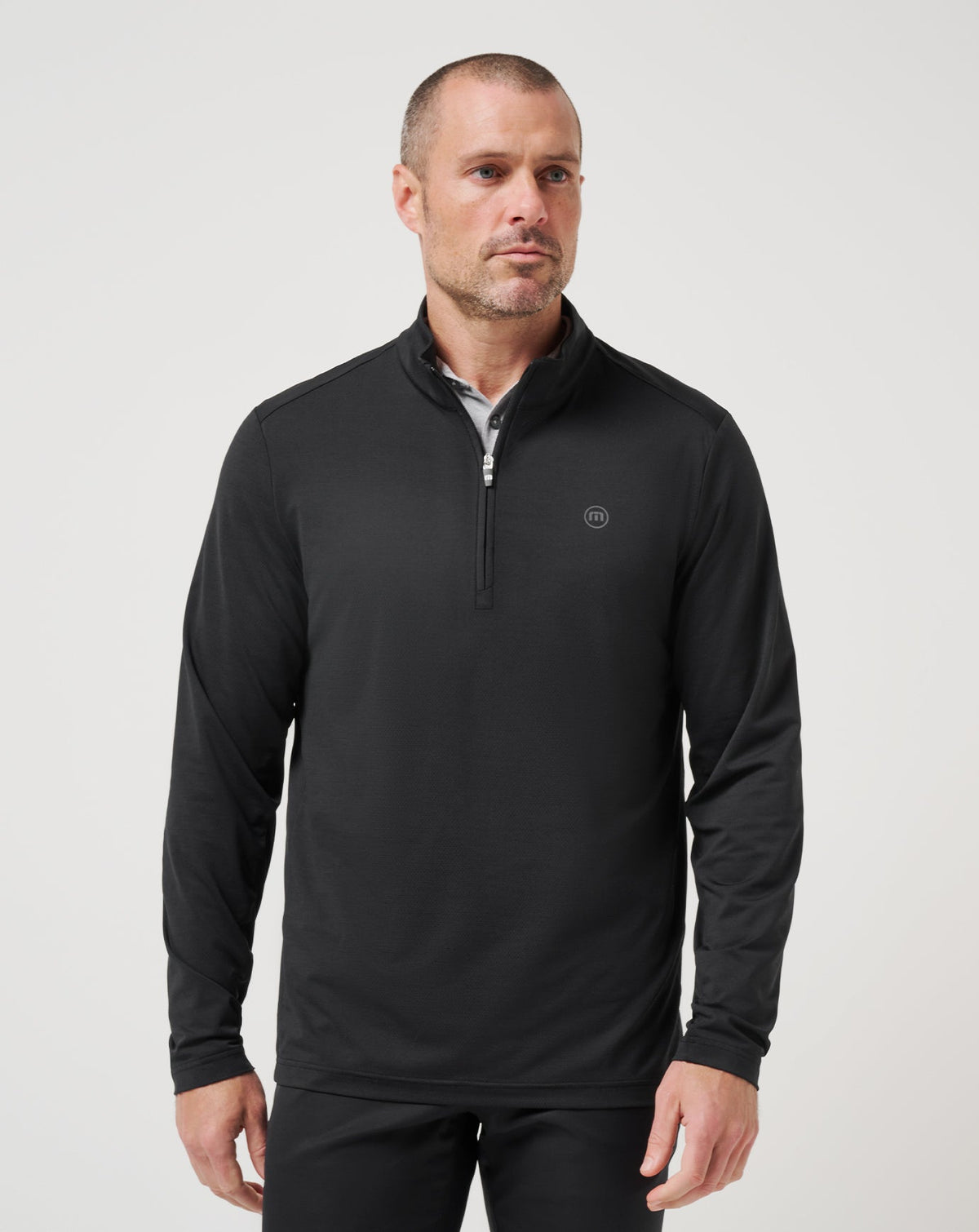 TravisMathew | Heater Pro Quarter Zip - Black