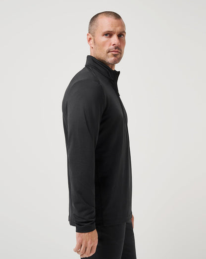 TravisMathew | Heater Pro Quarter Zip - Black