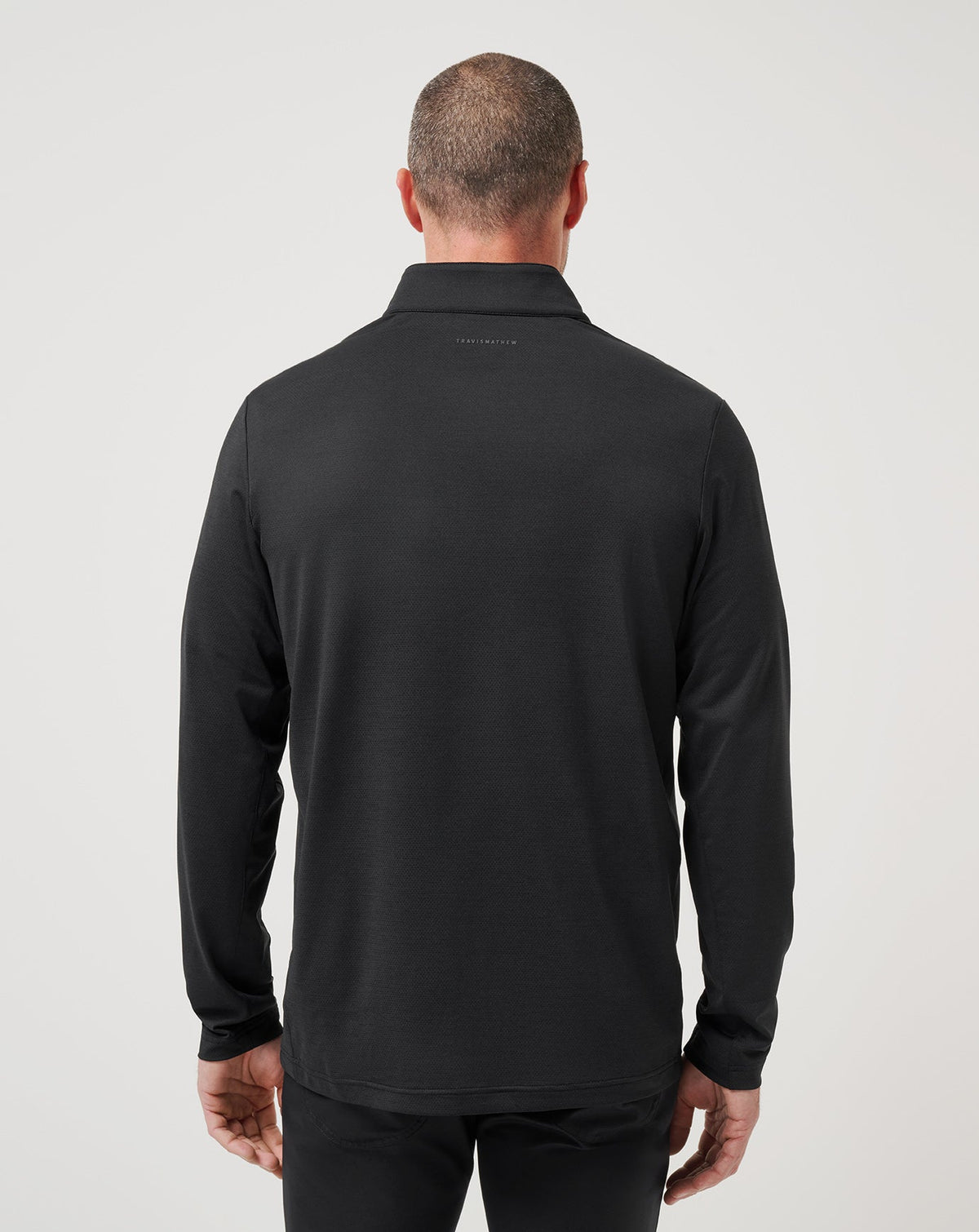 TravisMathew | Heater Pro Quarter Zip - Black