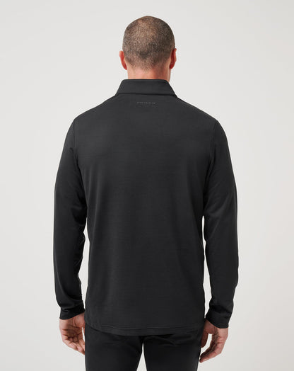 TravisMathew | Heater Pro Quarter Zip - Black