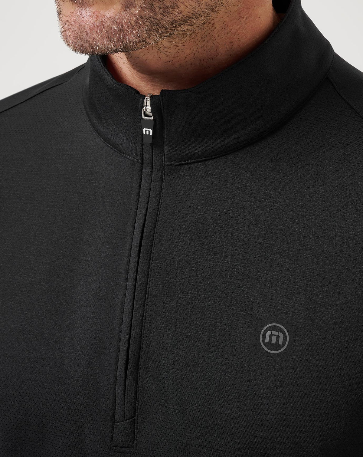 TravisMathew | Heater Pro Quarter Zip - Black