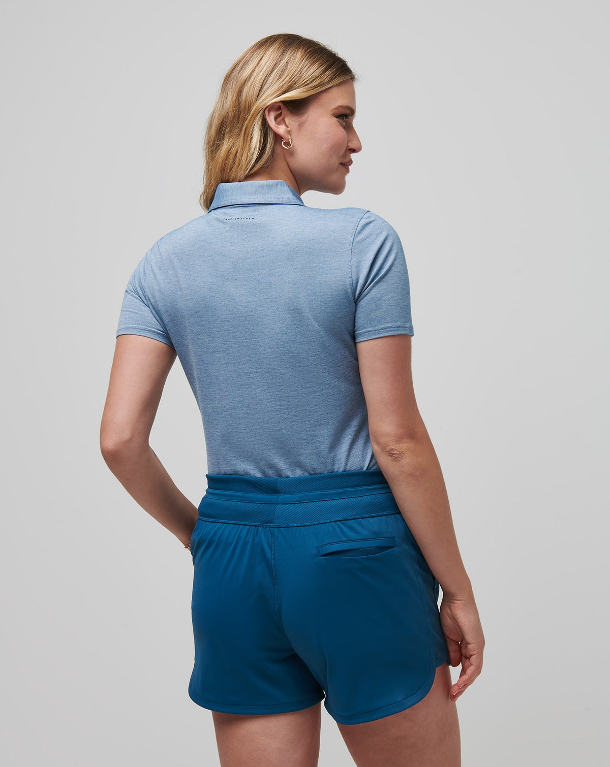 TravisMathew | Featherweight Active Polo - Heather Midnight