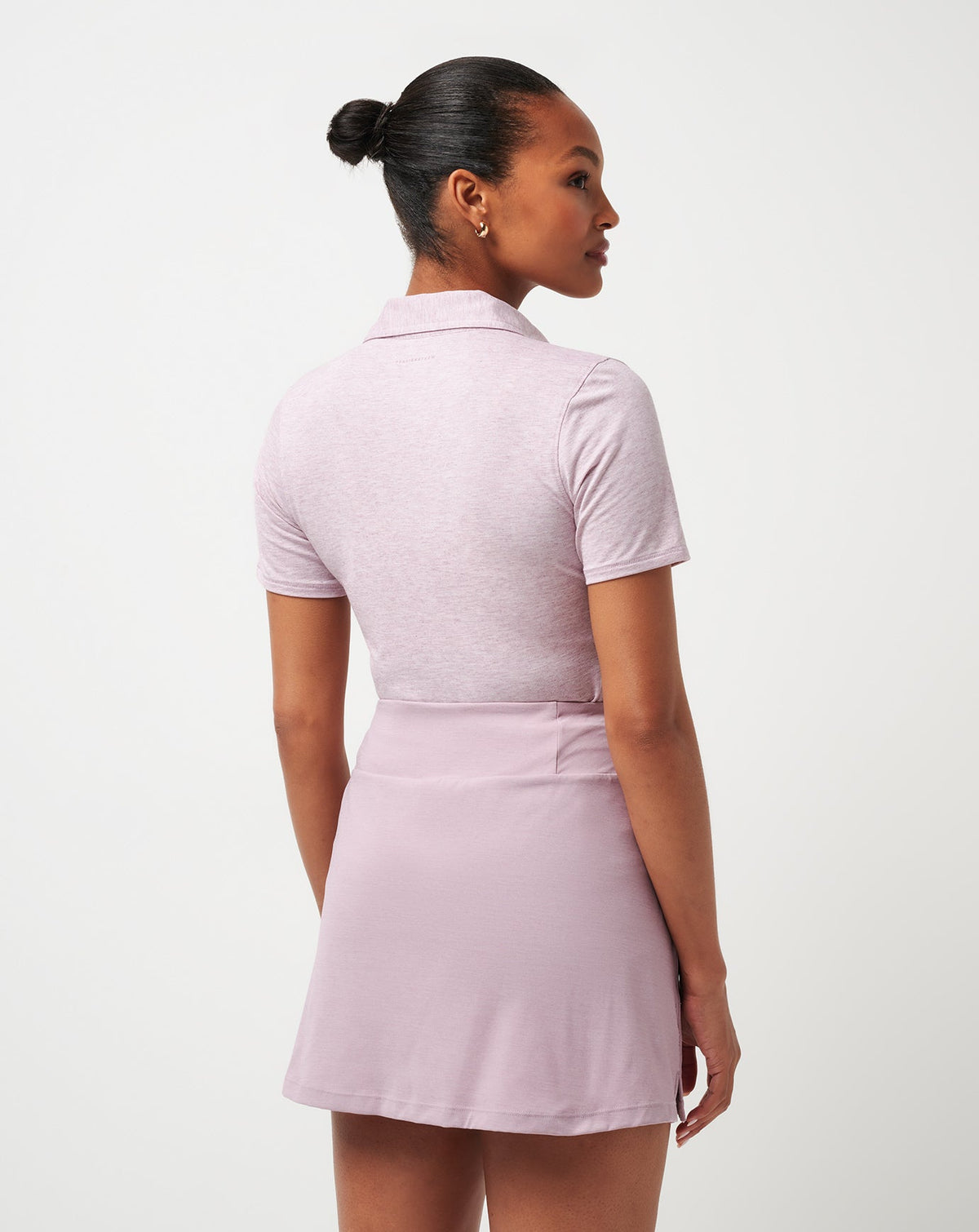TravisMathew | Featherweight Active Polo - Heather Mauve Shadow