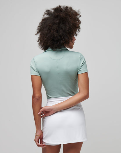 TravisMathew | Moveknit Vneck Polo - Jade