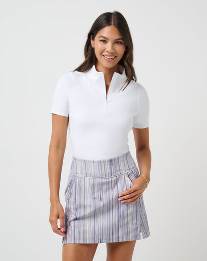 TravisMathew | Sunfire Zip Polo - White