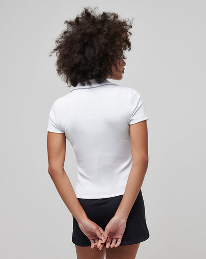 TravisMathew | Moveknit Vneck Polo - White