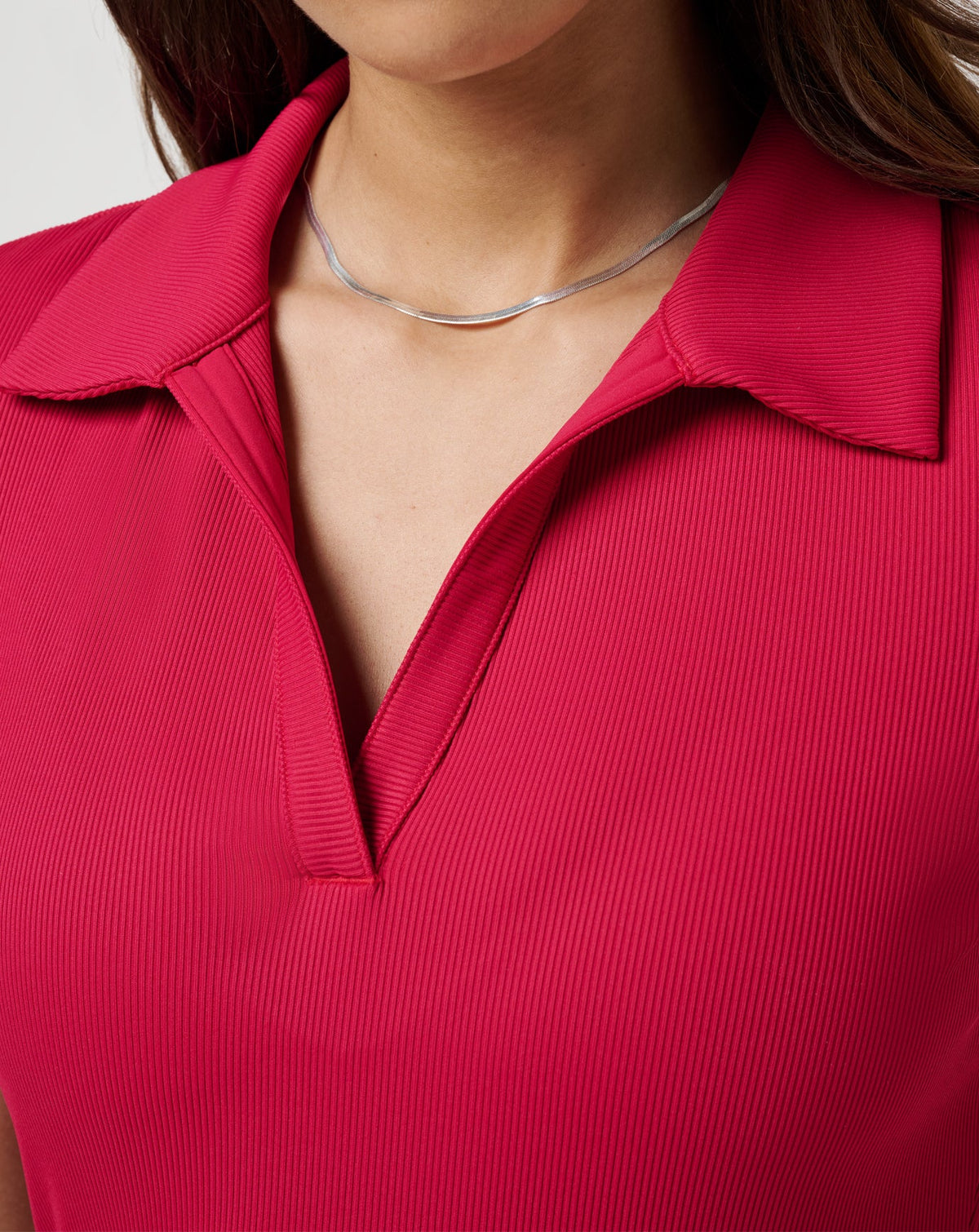 TravisMathew | Moveknit Vneck Polo - Persian Red