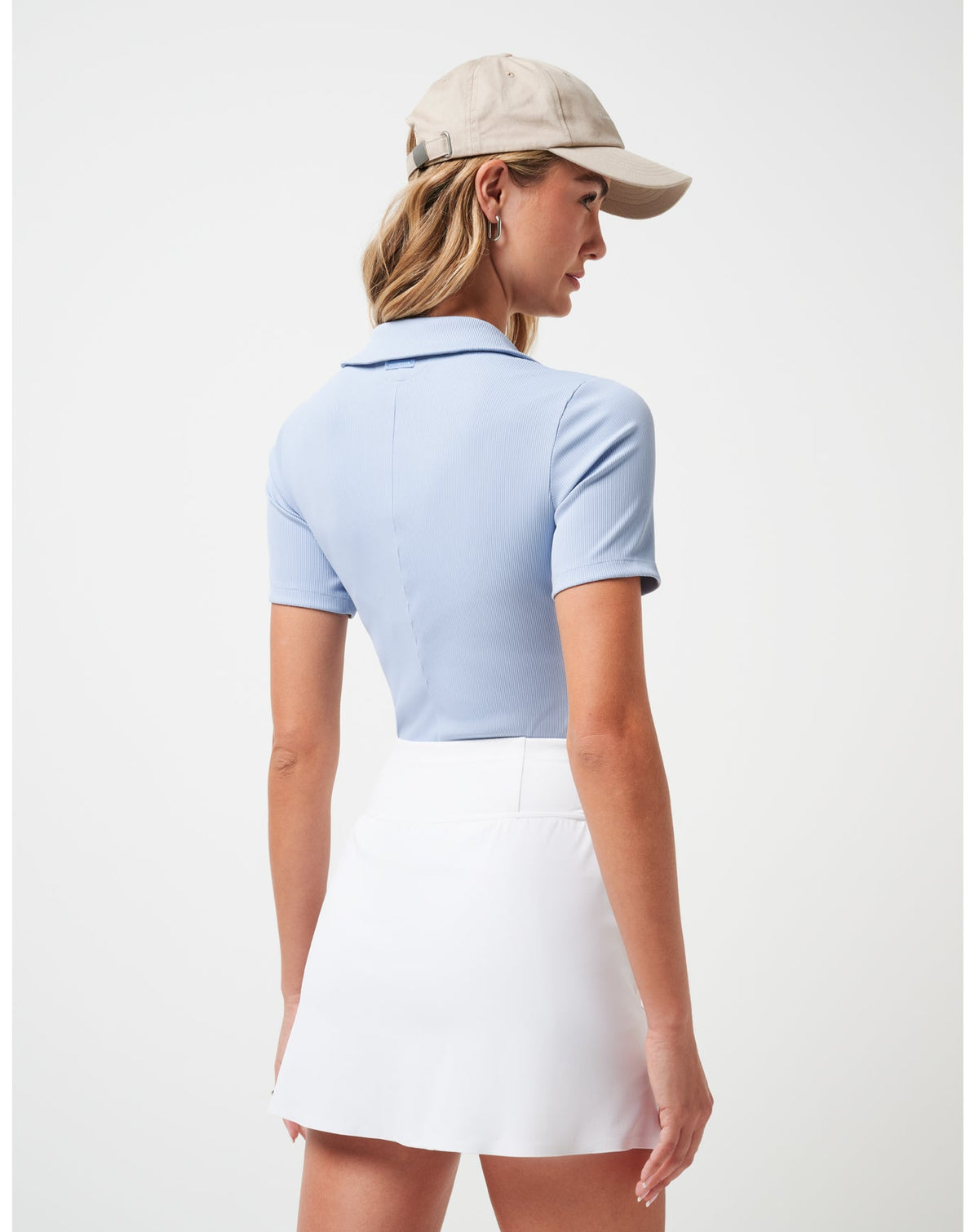 TravisMathew | Moveknit Vneck Polo - Brunnera Blue