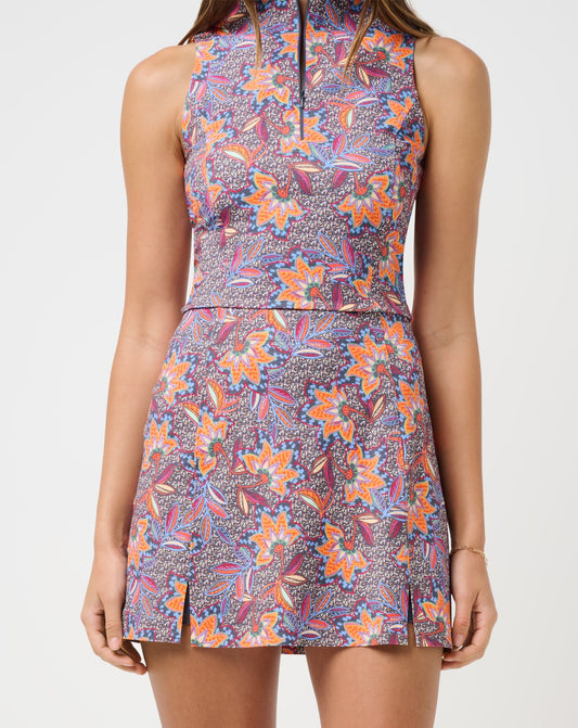 TravisMathew | Sunfire Skort - Persian Red Multi