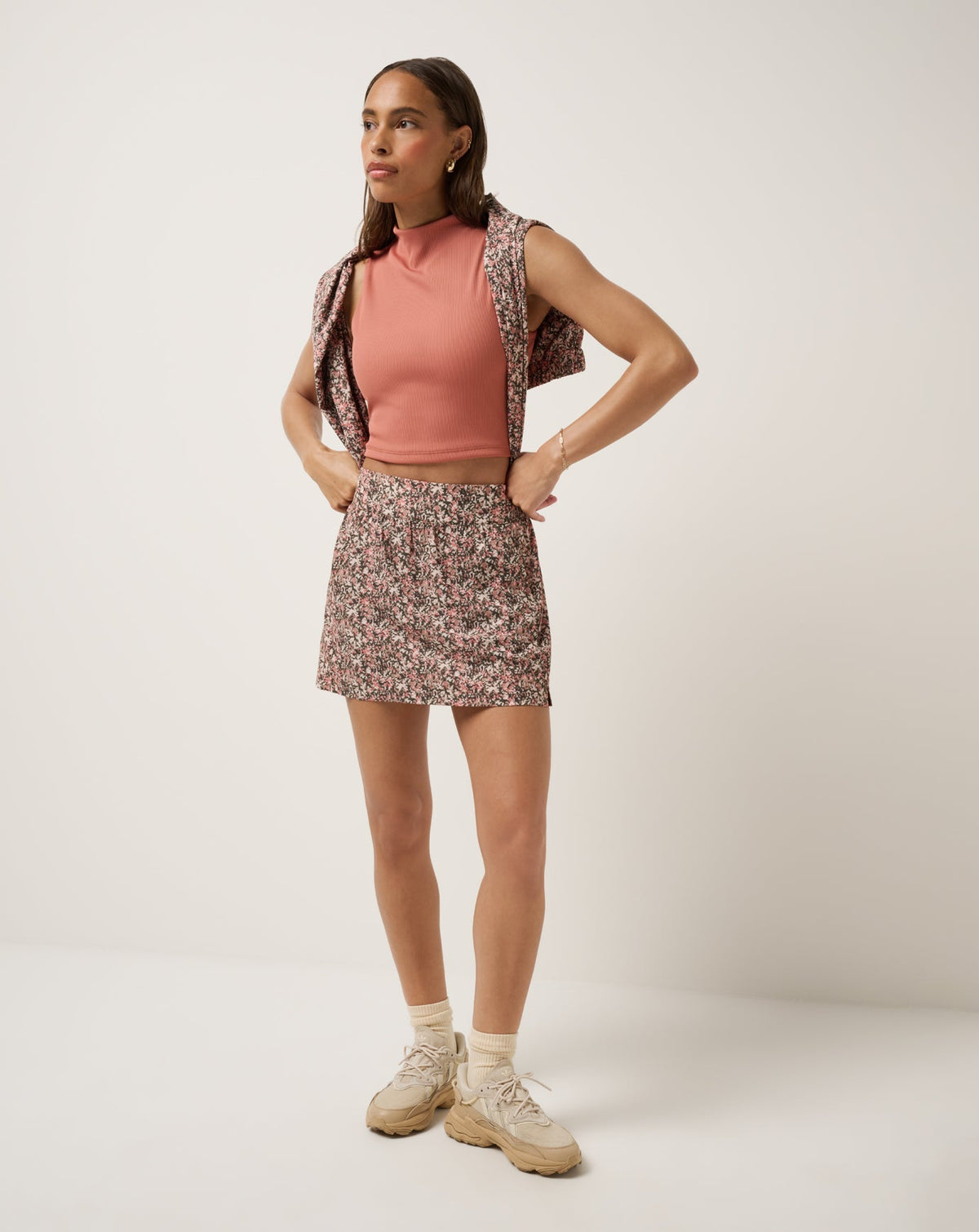 TravisMathew | Capture The Moment Breezeblend 2.0 Skort - Pearl Blush Multi