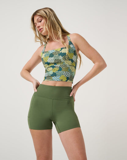 TravisMathew | Ablaze Bonded Short - Bronze Green