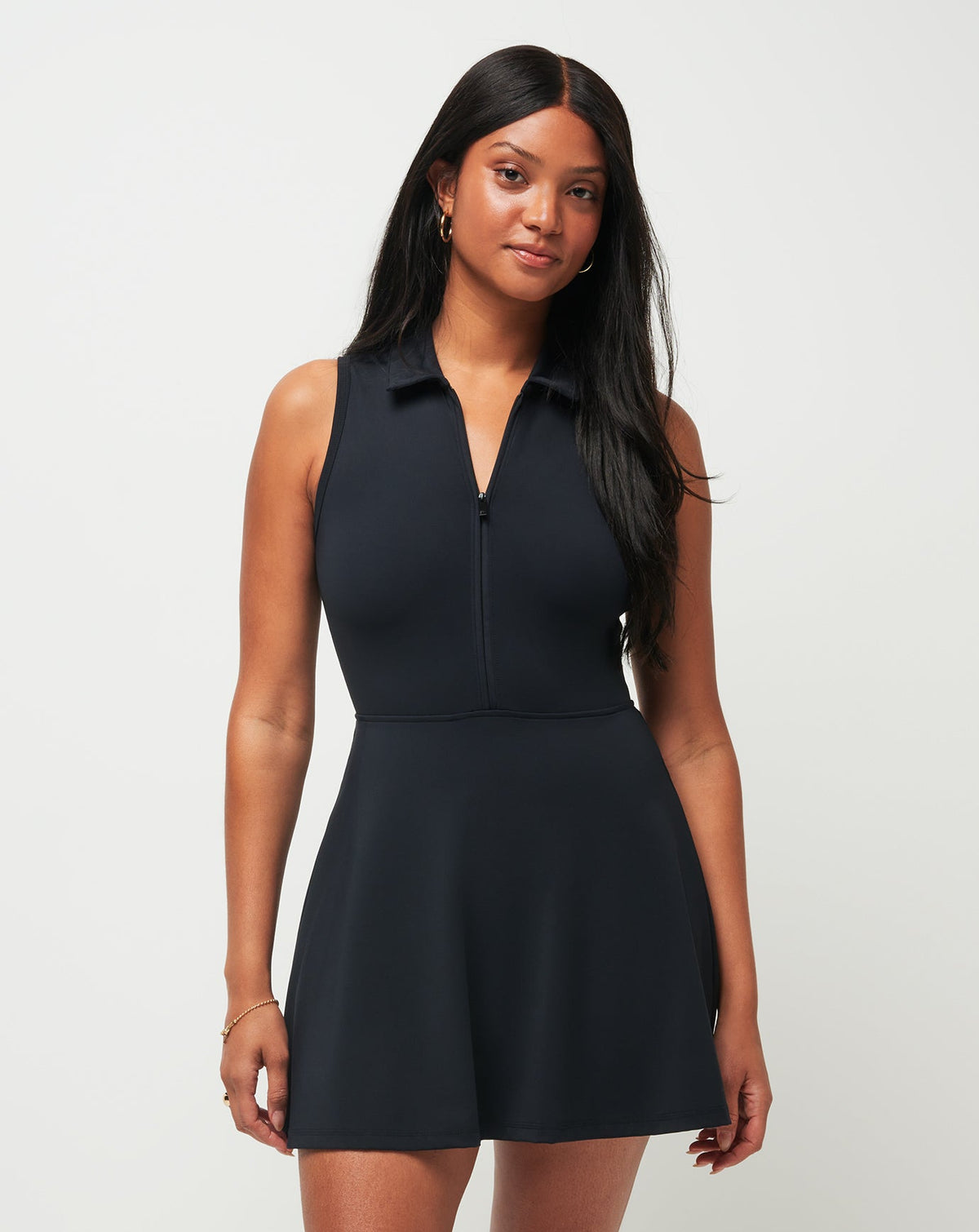 TravisMathew | Moveknit Sleeveless Polo Dress - Black