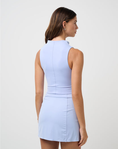 TravisMathew | Sunfire Zip Tank - Brunnera Blue