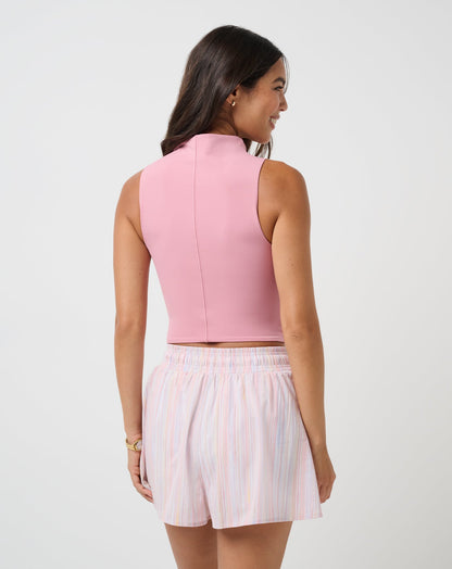 TravisMathew | Sunfire Zip Tank - Foxglove