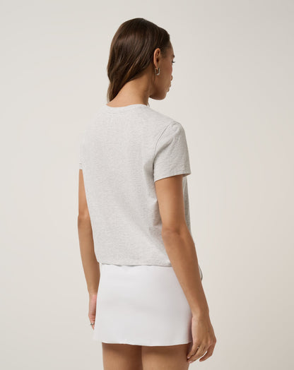 TravisMathew | Ten For Ten Graphic Tee - Heather Light Grey
