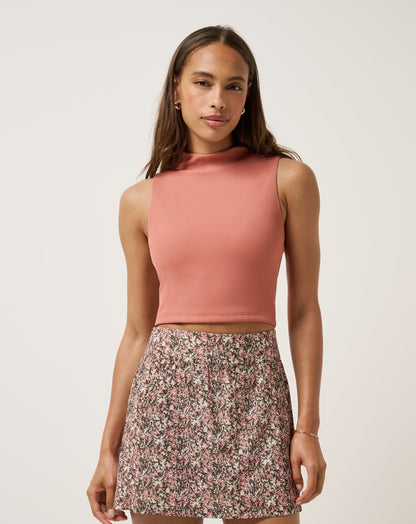 TravisMathew | Limitless Moveknit Sleeveless Top - Brick Dust