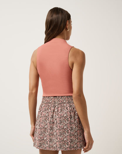 TravisMathew | Limitless Moveknit Sleeveless Top - Brick Dust