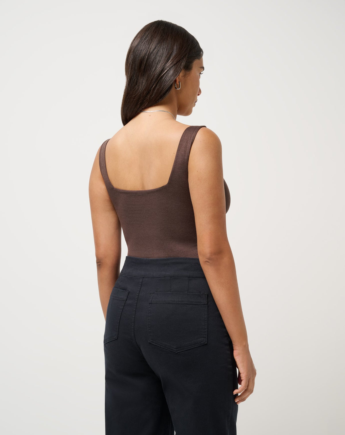 TravisMathew | Skyline Tank Bodysuit - Heather Coffee Grounds