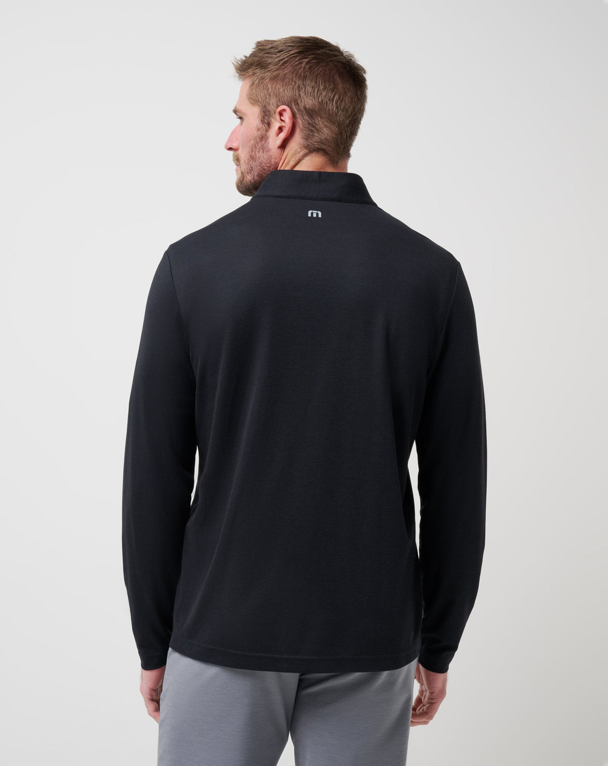 TravisMathew | Los Angeles Dodgers Time To Tailgate Quarter Zip - Black