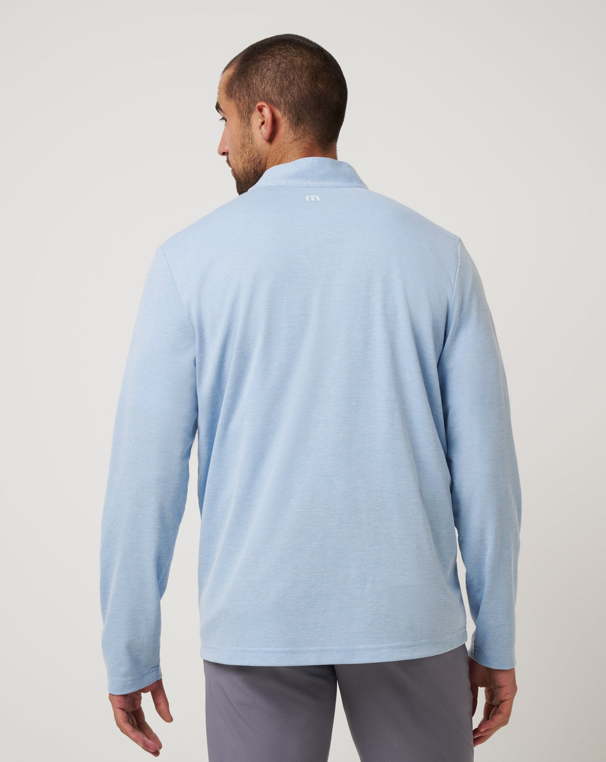 TravisMathew | Philadelphia Phillies Time To Tailgate Quarter Zip - Heather Blue