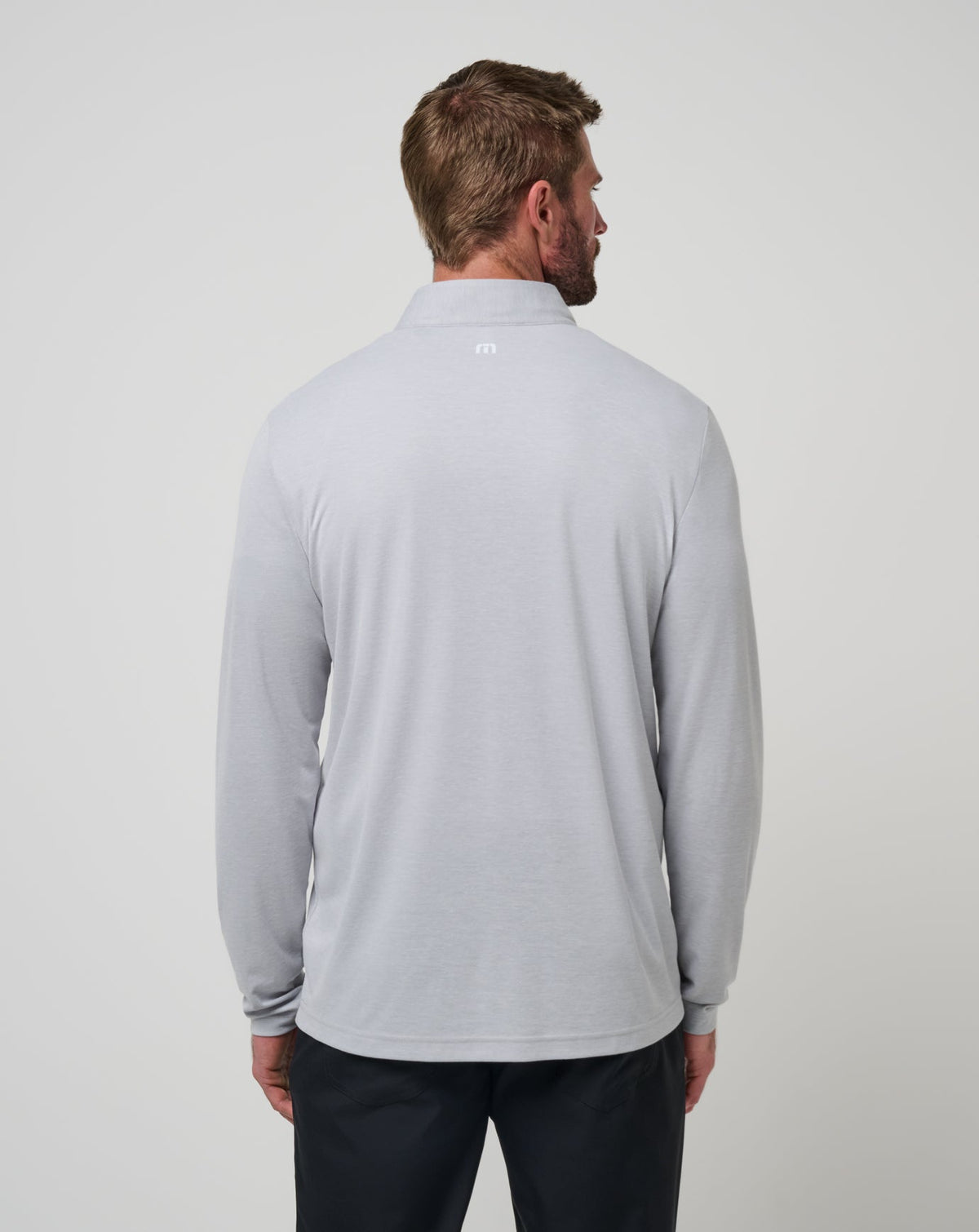 TravisMathew | Alabama Time To Tailgate Quarter Zip - Heather Grey