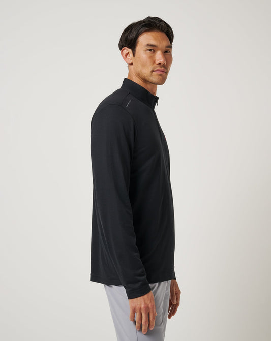 TravisMathew | Alabama Time To Tailgate Quarter Zip - Black