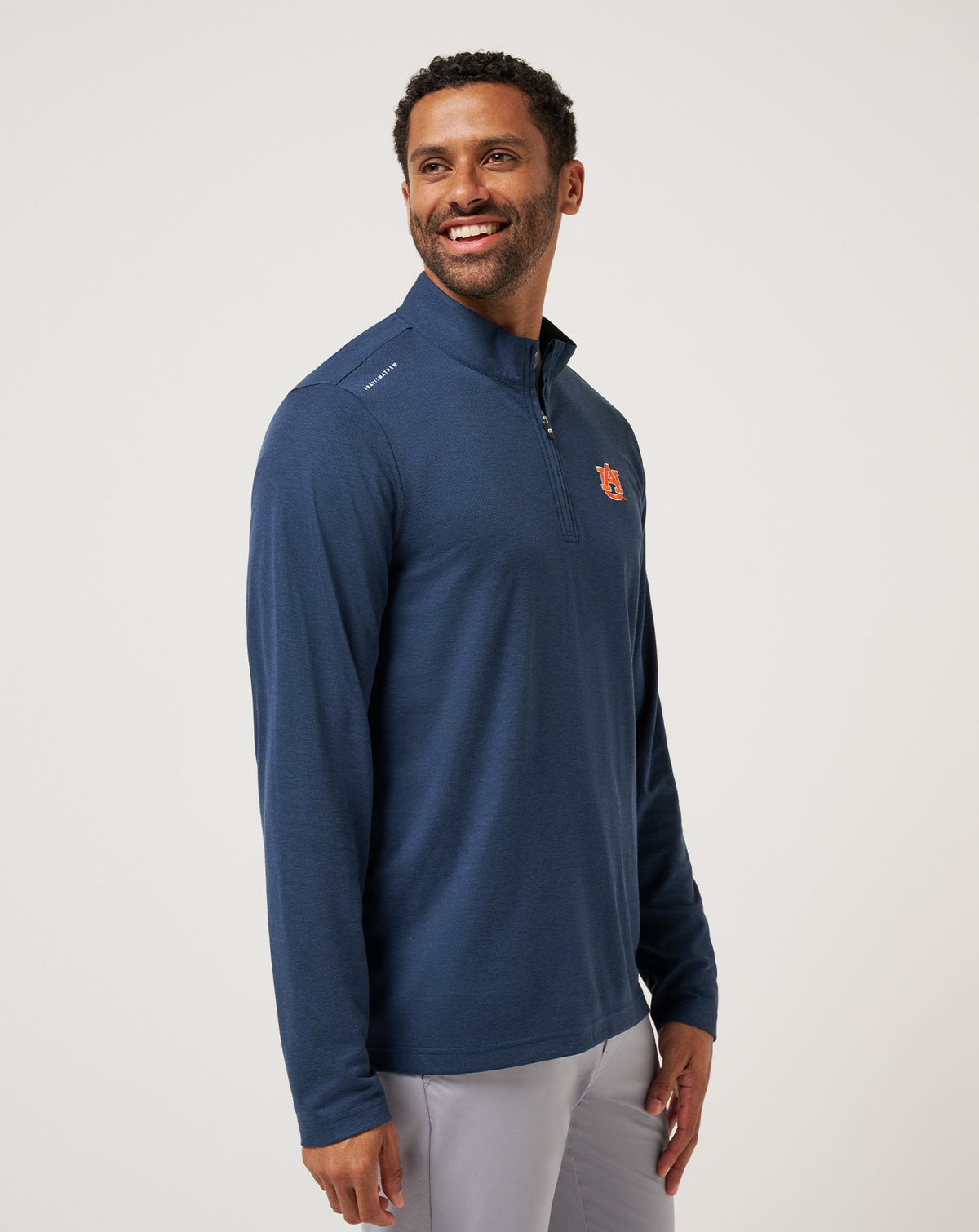 TravisMathew | Auburn Time To Tailgate Quarter Zip - Navy