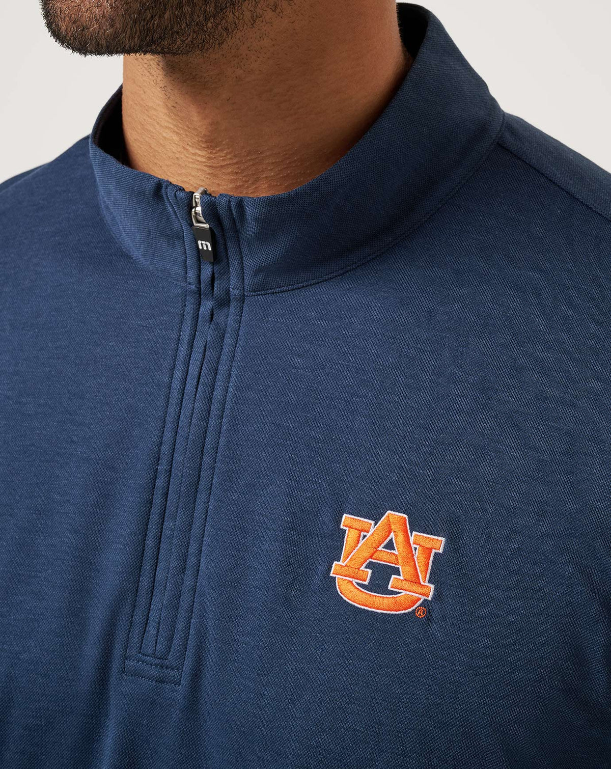 TravisMathew | Auburn Time To Tailgate Quarter Zip - Navy