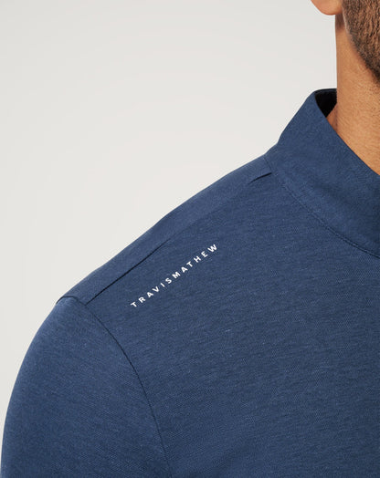 TravisMathew | Auburn Time To Tailgate Quarter Zip - Navy