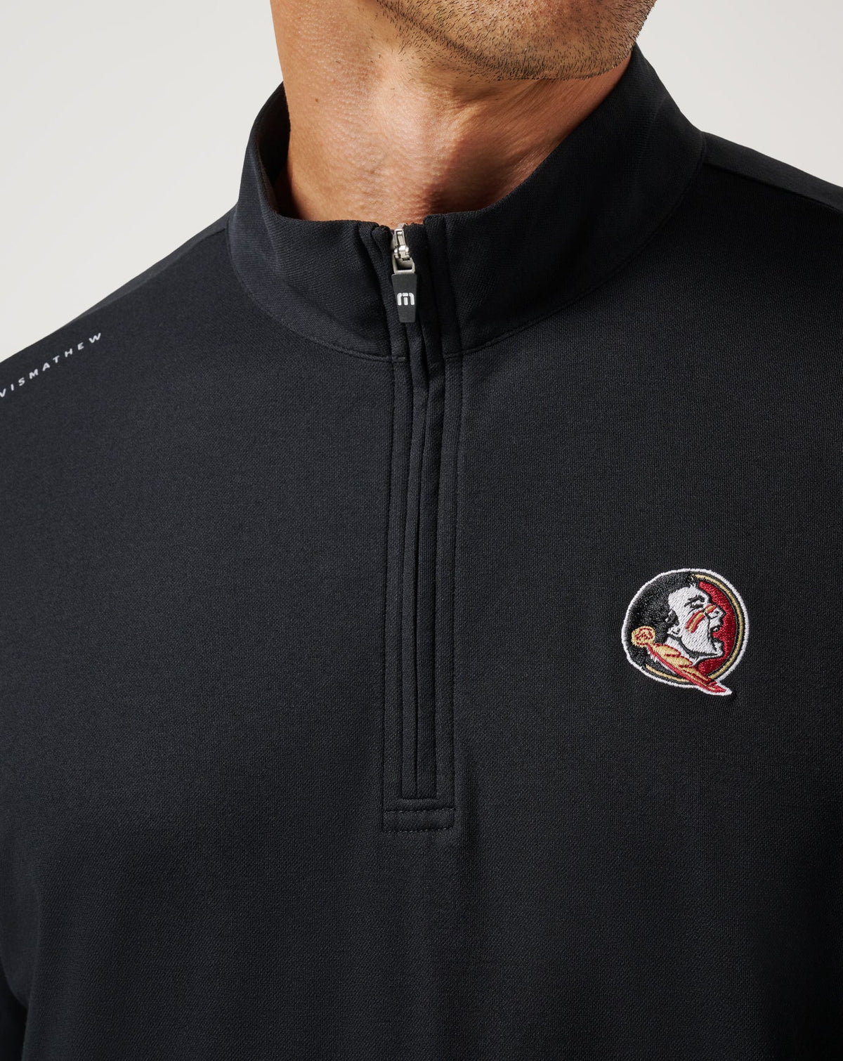 TravisMathew | FSU Time To Tailgate Quarter Zip - Black