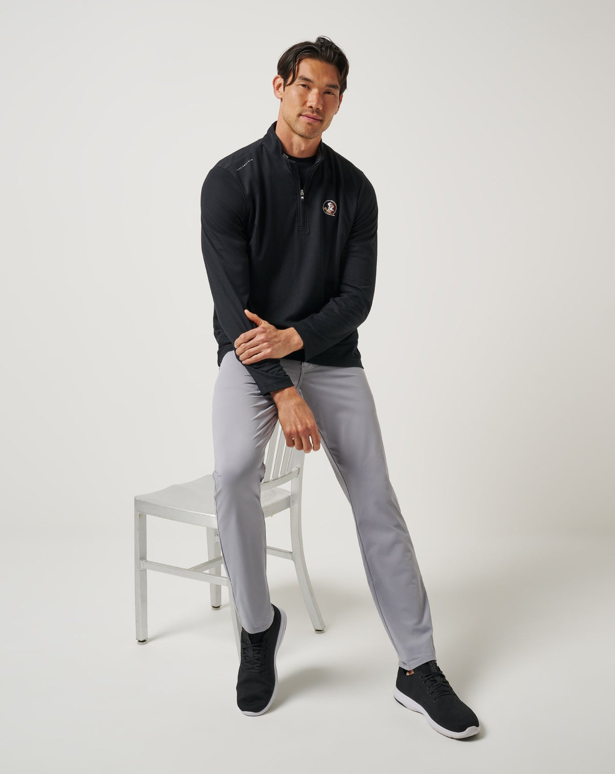 TravisMathew | FSU Time To Tailgate Quarter Zip - Black