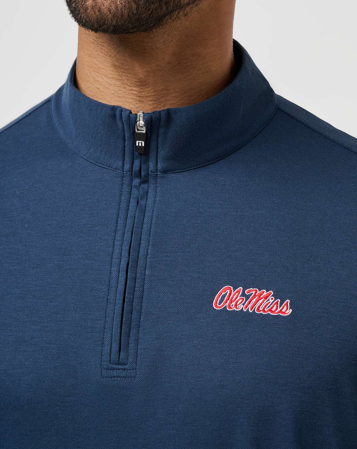 TravisMathew | Mississippi Time To Tailgate Quarter Zip - Navy
