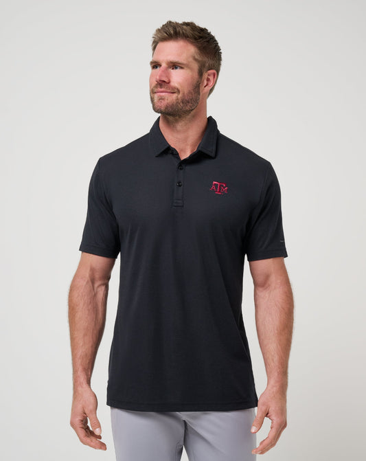 TravisMathew | Texas A&M School Pride Polo - Black