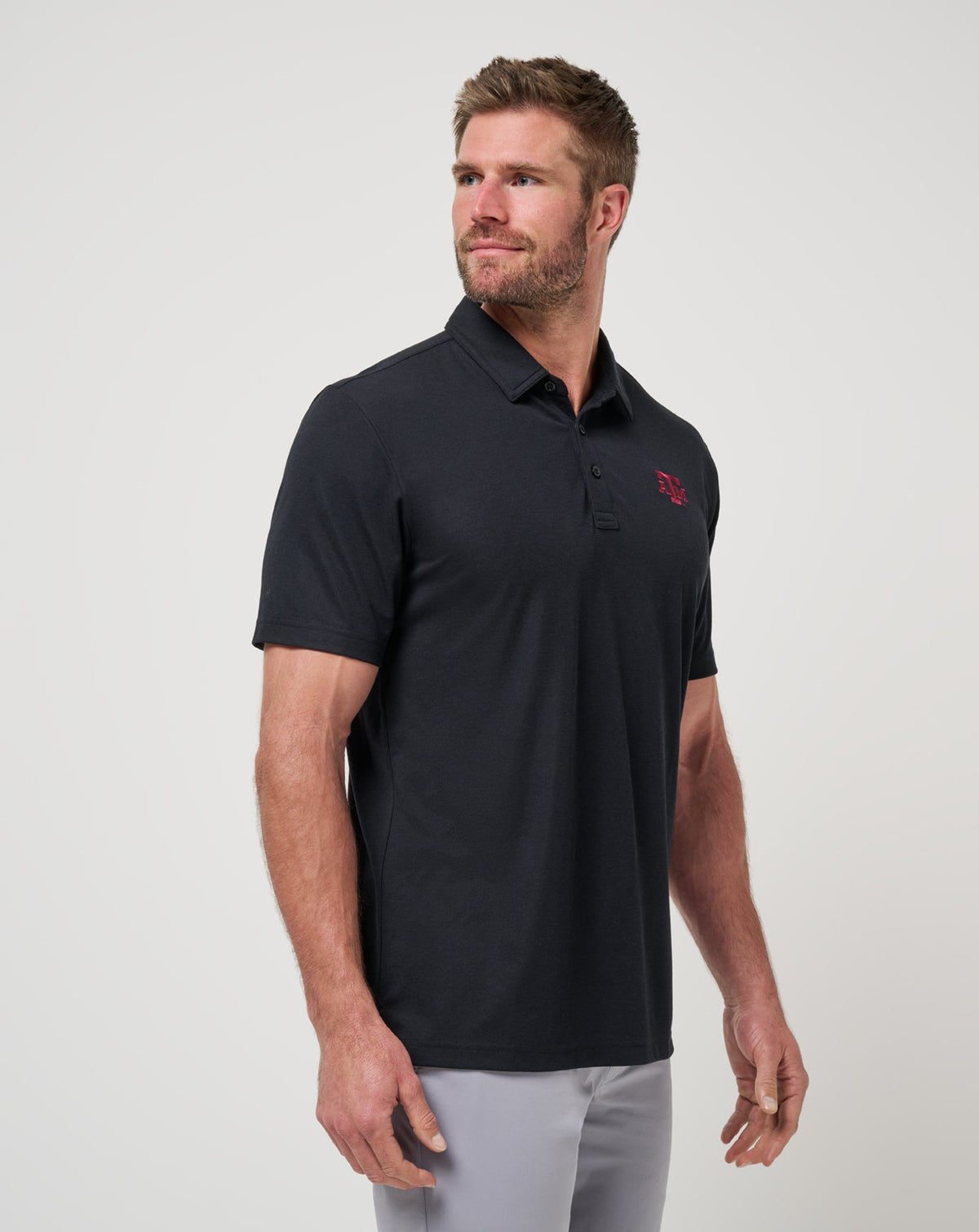 TravisMathew | Texas A&M School Pride Polo - Black