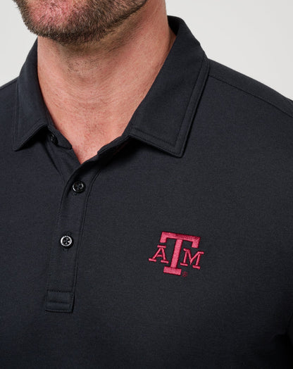 TravisMathew | Texas A&M School Pride Polo - Black