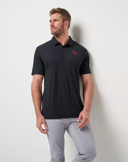 TravisMathew | Texas A&M School Pride Polo - Black