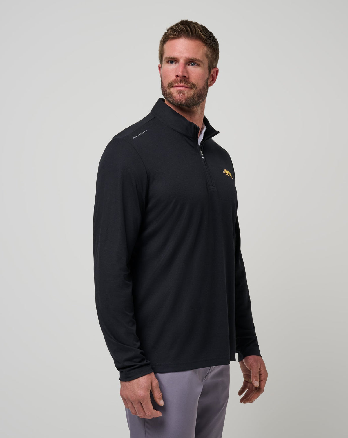 TravisMathew | LSU Time To Tailgate Quarter Zip - Black