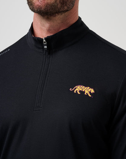 TravisMathew | LSU Time To Tailgate Quarter Zip - Black