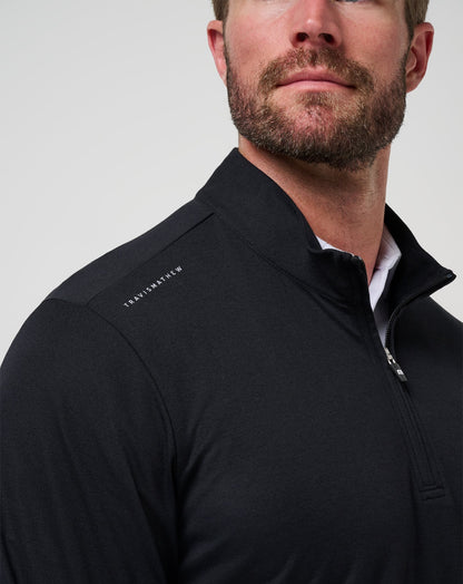 TravisMathew | LSU Time To Tailgate Quarter Zip - Black