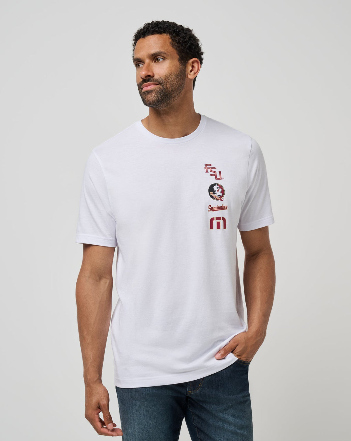 TravisMathew | FSU Playoffs 2.0 Tee - White