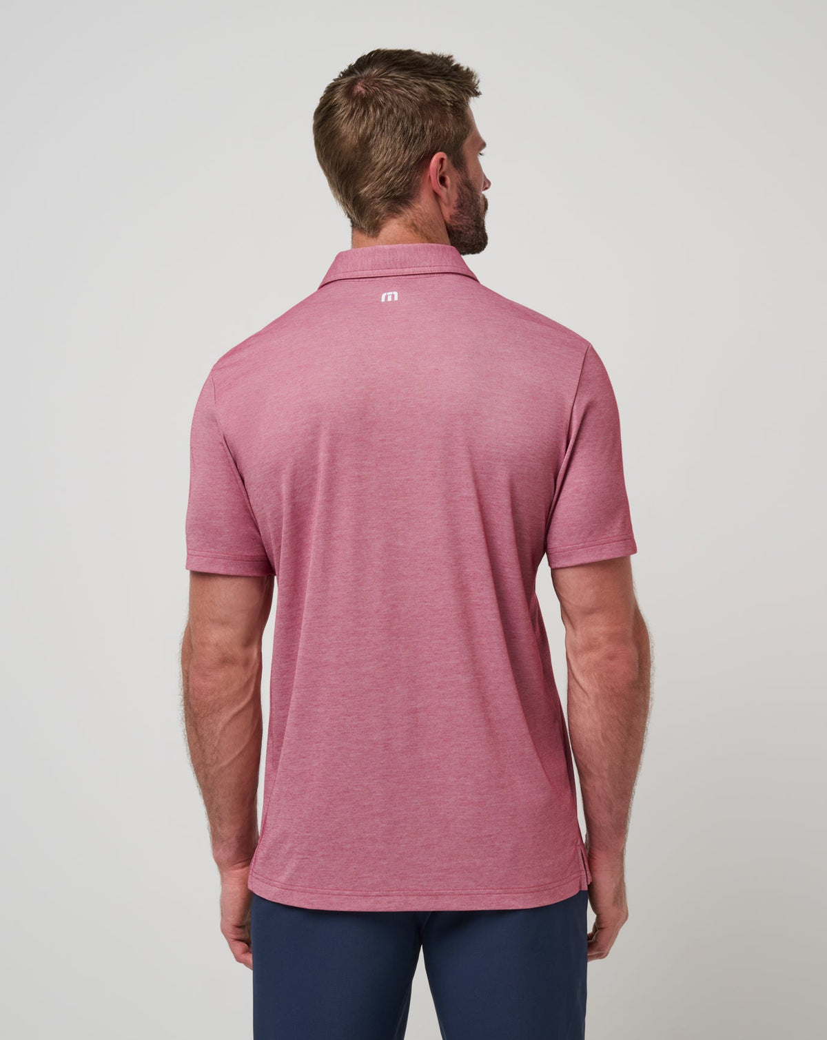 TravisMathew | Mississippi School Pride Polo - Heather Red