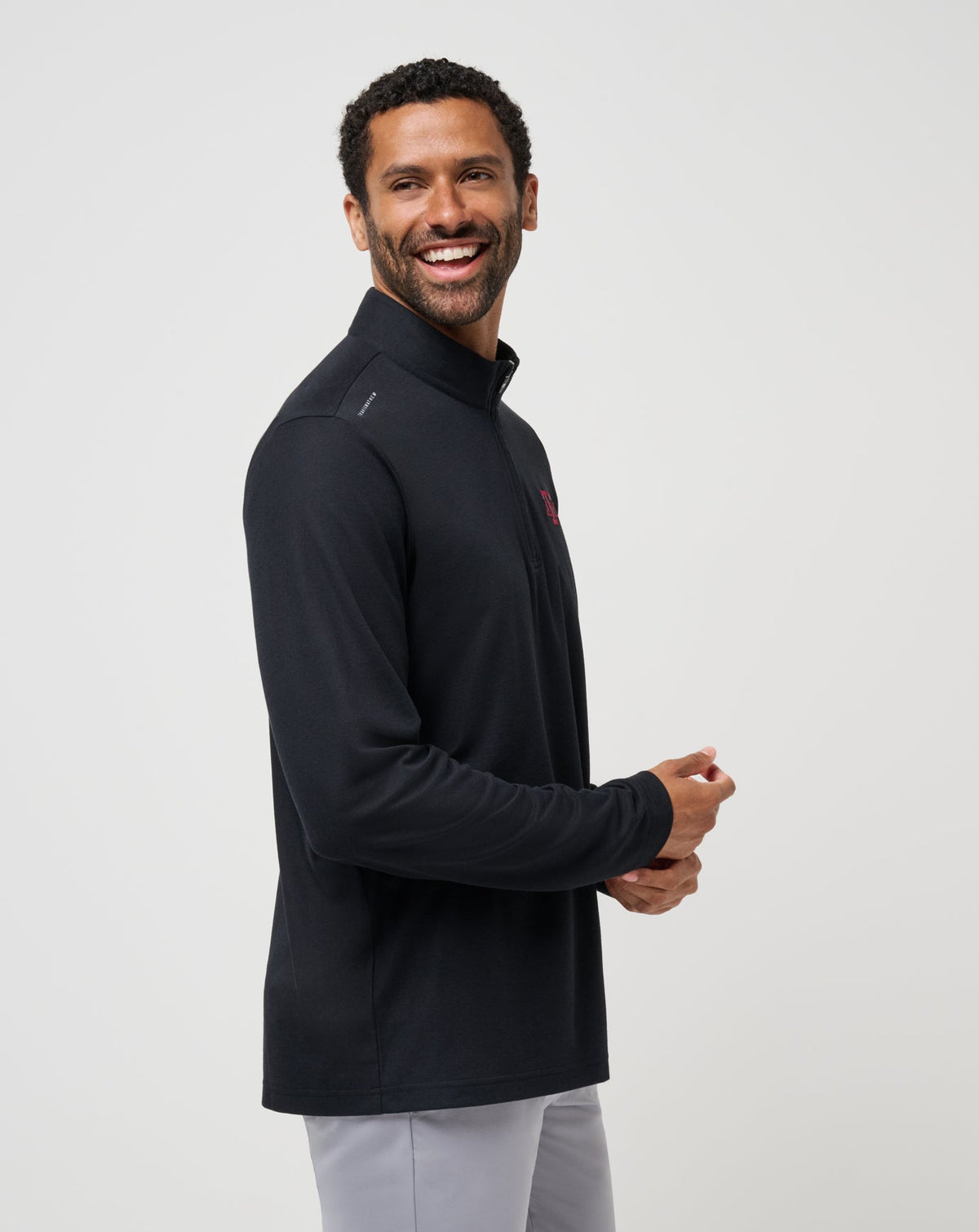 TravisMathew | Texas A&M Time To Tailgate Quarter Zip - Black