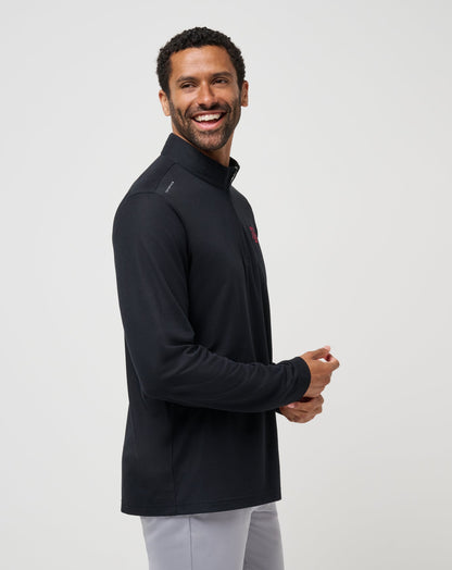 TravisMathew | Texas A&M Time To Tailgate Quarter Zip - Black
